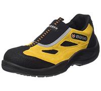 BASE Protection Four Holes S1P SRC Zapato de Seguridad, Talla: 43, Color: Negro/Amarillo, B0475BKY43