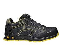BASE, K-Rush, zapato de seguridad, Kaptiv, BOA® System, color gris y amarillo, S1P HRO SRC, talla 40