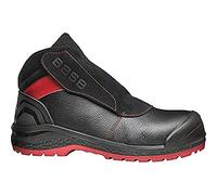 BASE Protection SPARKLE bote de Seguridad para Hombres, Negro Rojo, Talla 43 EU