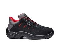 BASE Protection Toledo S1P SRC Zapato de Seguridad, Talla: 45, Color: Negro/Rojo, B0168BKD45