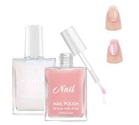 Base Protectora Natural para Uñas, 15 ml Endurecedor de Uñas Top Coat con Efecto Profesional Manicura, Esmalte para Uñas y Tratamiento para un Salón de Uñas Casero, Regalo para Chicas