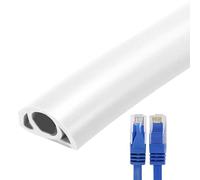 Base protectora para cables, cubierta de cable de suelo, base protectora de cable flexible ignífuga de PVC, base oculta de cable autoadhesiva, cubierta de cable de extensión aislada para cabina de