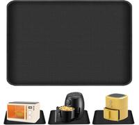 Base protectora resistente al calor, almohadilla ignífuga, alfombrilla de protección térmica: 60 x 80 cm, para protección de encimeras, esteras de silicona antideslizantes e impermeables para