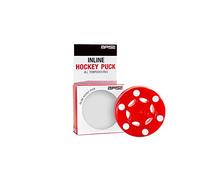 Base Puck Pro I Construcción de 6 Botones, Ideal para revestimientos Lisos, para Todas Las temperaturas, Hockey en línea y Calle, Rojo, 8 cm