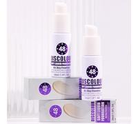 Base que cambia de color, emulsiones adaptativas para perfeccionar, pigmentos encapsulados con cuentas de sombra autoajustables y polímeros suavizantes de alta refracción para cara, hombros