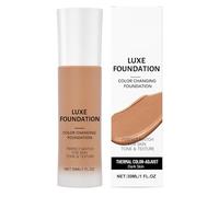 Base que cambia de color: imprimadores faciales de 30 ml, de maquillaje que cambia de color para imperfecciones, base ingrávida, líquido de cobertura con pigmento adaptativo, kit de corrección de