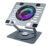Base refrigeradora Coolbox CoolAir 1VRGB con ventilador e iluminación RGB para portátiles hasta 17"