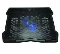 Base refrigeradora - diseñada para hasta 15.6 Pulgadas, Cuenta con un Ventilador de 125 mm y luz LED Azul, Ideal para Mantener tu Equipo Fresco.