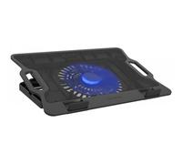 Refrigeración por aire Natec DIPPER 2 17.3" 18cm USB LED Azul 650RPM 24CFM Negro