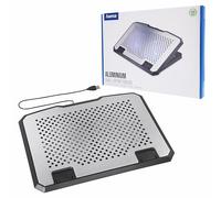 Base refrigeradora para portátil ``Aluminium´´ Negro