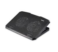 Base refrigeradora para portátil ``Black Metal´´ Negro