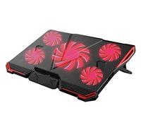 Base Refrigeradora Portatil Escritorio USB Laptop Cooling Pad Fan Gaming Light Notebook Cooler para Ángulo Ajustable Estable Ergonómico