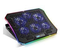 Base refrigeradora Spirit of Gamer SOG-VE1200 para portátil 17" 6 ventiladores RGB