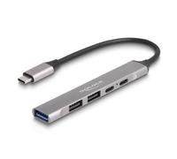 Base replicadora de puertos DeLOCK 64298 USB 3.2 Gen 2 Type-C 95 W Gris