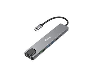 Base replicadora de puertos Equip 133497 USB Tipo C 100 W Ethernet 1000 Mbit/s