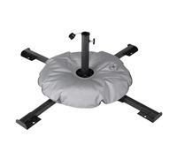 Base resistente para sombrilla de patio, soporte con peso para sombrillas de jardín, soporte plegable para paraguas al aire libre, soporte de peso duradero para estabilidad y seguridad