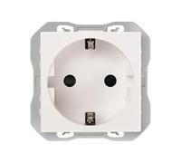 Base Schuko embornamiento con tornillo, serie 270, alta seguridad eléctrica, ideal para instalaciones domésticas y comerciales.