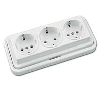 Base sup triple - base blanca de tres puertos, con diseño elegante y materiales de alta calidad