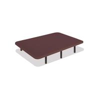 Base tapizada choco 80 x 200 cm, dreamnite, tejido 3d antideslizante, estructura 30x40mm, 5 barras transversales, con patas 30cm