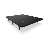 Base tapizada nalui 140x190 de acero con patas de altura 25cm y 5 barras transversales, tejido 3d | fabricado en españa