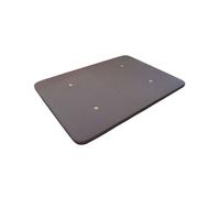 Base tapizada roma tapizado tela 3d gris con 6 patas de 80x190.