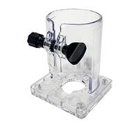 Base transparente profesional para máquina de corte para cubierta de protección, herramienta de enrutador de madera, base de enrutador de madera loca
