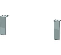 Base universal Duravit, cromada, 2 piezas, 44x65 mm, UV999300000