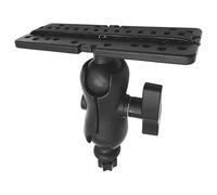 Base Universal Fishfinder - Placa de montaje pesada, soporte de pesca de kayak | Plataforma de electrónica marítima estable para instalación con construcción duradera que admite un posicionamiento