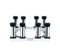 Base universal multifuncional para lavadora, frigorífico, congelador, lavavajillas, lavadora y secadora. Ancho/largo ajustable de 40 a 65 cm. Altura de 19 a 22 cm. Resistente a arañazos y golpes.