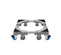 Base Universal Para Lavadora Con 4 Ruedas Dobles, 4/8 Patas Ajustables, Soporte Para Secadora Y Refrigerador, Longitud/Ancho 45-65 Cm, Base Para Aire Acondicionado, Bandejas P，Grey 4 Legs 4 Wheels