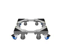 Base Universal Para Lavadora Con 4 Ruedas Dobles, 4/8 Patas Ajustables, Soporte Para Secadora Y Refrigerador, Longitud/Ancho 45-65 Cm, Base Para Aire Acondicionado, Bandejas P，Grey 8 Legs 4 Wheels