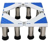 Base universal para lavadora con pedestal ajustable de 8 pies fuertes para secadora, refrigerador, antivibración, marco multifuncional, 42 x 65 cm de longitud, 8 patas