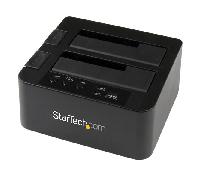 Base para Disco - StarTech.com SDOCK2U33RE Base USB 3.0 eSATA Copiadora de Disco SATA 2,5 3,5