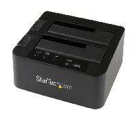 Base para Disco - StarTech.com SDOCK2U33RE Base USB 3.0 eSATA Copiadora de Disco SATA 2,5 3,5