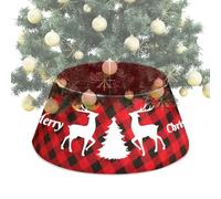 Base Wrap - Burlap Cover Accent, Faux Fir Ring Display, Seasonal Apartment Entry Decor, Holiday Gathering Setup, Living Celebration Theme, Indoor Hearth Mood, Winter Tree Feature