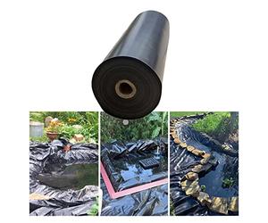 Base y revestimiento resistente para estanques de 6 x 6 m, impermeable, para conservación de agua, lagos artificiales, cisternas, tela duradera para paisajes (color: negro, tamaño: 5 x 7 m)