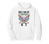 Baseball 67 Ice Cream Drip Baseball 6 7 Meme Baseball Player Sudadera con Capucha