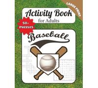 Baseball Activity Book: Baseball Word Search, Crossword Puzzles, Sudoku, Trivia | Ball Game & Sports for Adults and Teens | Mind Games, Relaxing, Free Time Gifts