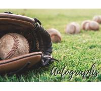 Baseball Autograph Book: Collect Signatures and Photos of Professional Players, Teammates, Coaches, or Friends. Small, Portable Scrapbook for Sports Fans.