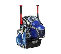 Baseball Backpack - Lightweight Softball Bat Bag With Shoe Compartment | Baseball Bag With Fence Hook | For Teen Soccer Football Sports School Game | Adjustable Shoulder Straps Oxford Cloth 800g