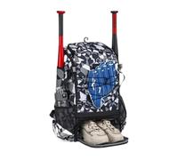 Baseball Backpack, Softball Bat Bag, Sports Backpack with Shoe Compartment