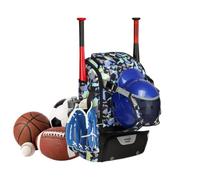 Baseball Backpack, Softball Bat Bag, Sports Backpack with Shoe Compartment