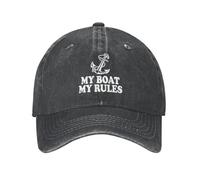 Baseball Cap My Boat My Rules Premium Sports Cap Sun Hats For Men Walking Tennis Ajustable Sombrero Transpirable Gorra Baseball para Running Outdoor Deporte