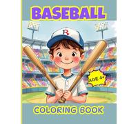 Baseball Coloring Book for Kids Ages 4-10: Fun Coloring Pages for Baseball Lovers
