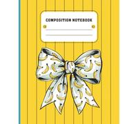 Baseball Coquette Composition Notebook: Wide Ruled 7.5in x 9.25in Notebook for Boys and Girls, Students and Teachers, Great Gift Ideas For Baseball Lover