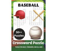 Baseball Crossword Puzzle Book: Easy-to-Read Crossword Puzzles | 6 x 9 Inches | 111 Pages | 50++ Puzzles for Relaxation & Fun