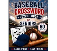 Baseball Crossword Puzzle Book for Seniors: America’s Pastime. Fun for your mind.
