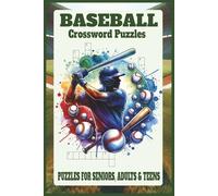 Baseball Crossword Puzzles: 60 Crossword Puzzles about Baseball | 6X9 inches, 120 pages, 600 words | The Perfect, Entertaining & Educational Gift for sports lovers