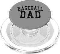 Baseball Dad Birthday Classic Bold Font Baseball Daddy PopSockets PopGrip para MagSafe