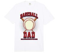 Baseball Dad Like a Regular Dad but Way Cooler Baseball Dad Comfort Colors Adult Heavyweight T-Shirt